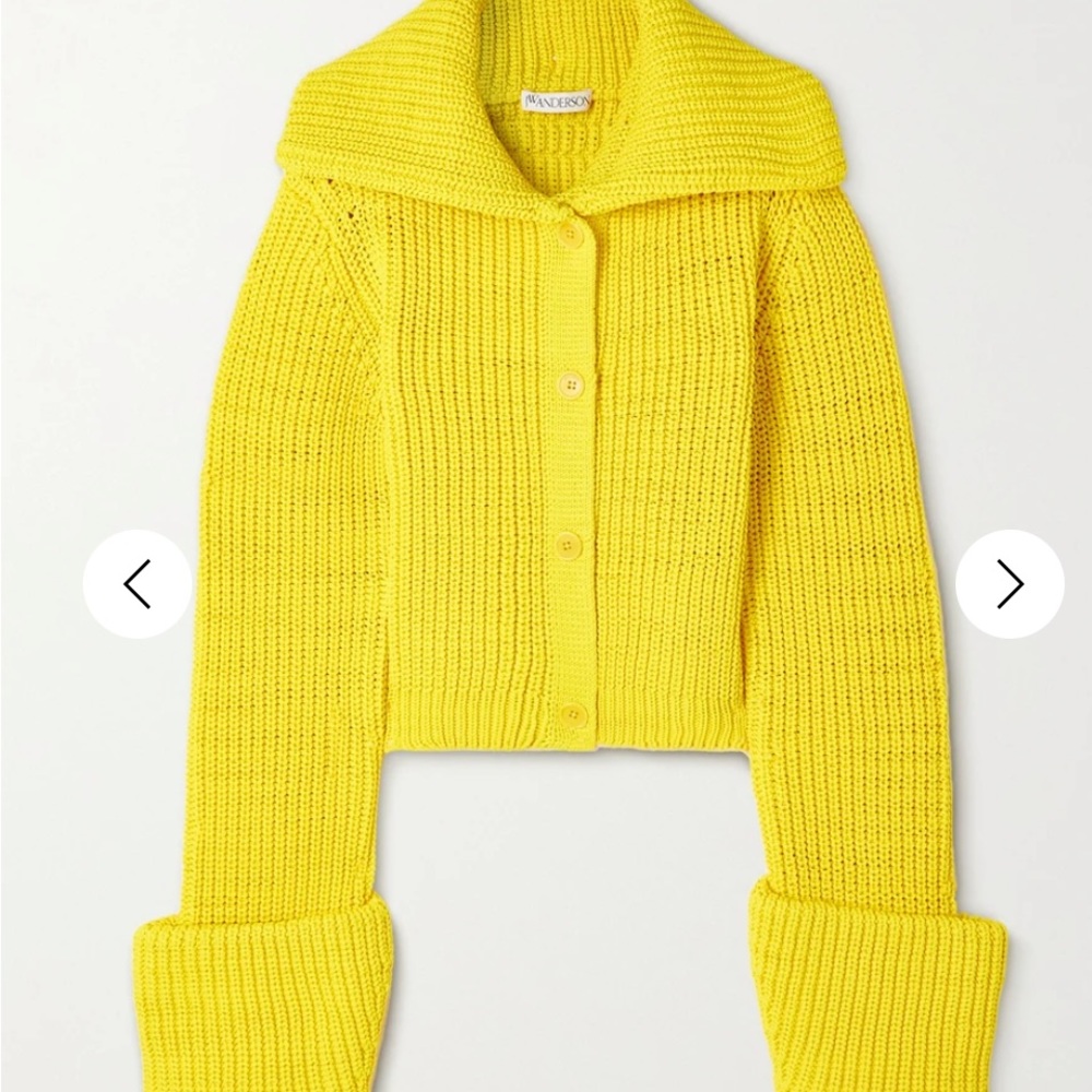 JW Anderson recycled ribbed knit cardigan
